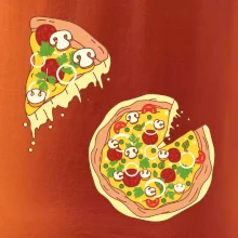 Pizza + Pizza kousek