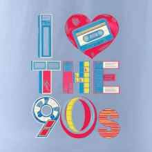 I love 90s - srdce a kazeta