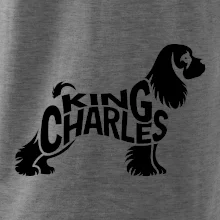 Kavalír king Charles španěl nápis v těle Kavalír king Charles španěl nápis v těle