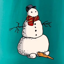 Sněhulák se spadlým nosem