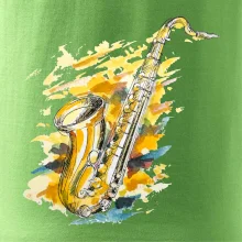 Saxofon malovaný