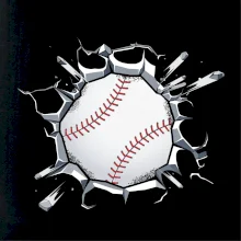 Baseball míč v triku