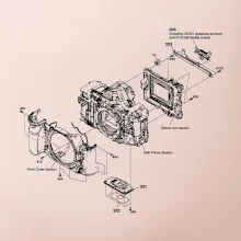 Nákres Digitální fotoaparát