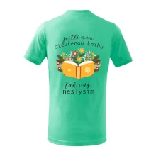 Jestli mám otevřenou knihu, tak vás neslyším