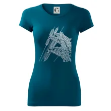 Nákres stožáru vysokého napětí