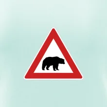 Dopravní značka - Pozor lední medvěd
