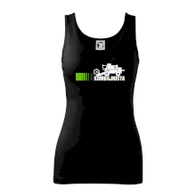 Kombajnista zelená a žlutá