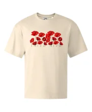 Vlčí mák v řadě