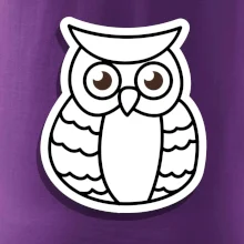 Sova kreslená na prsu