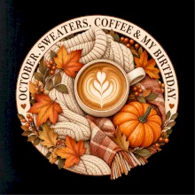 October sweaters coffee my birthday podzimní káva a svetr