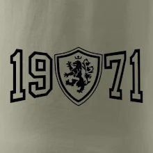 Narozeninový motiv - znak - 1971