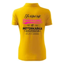 Je těžké být princezna - motorkářka Je těžké být princezna - motorkářka