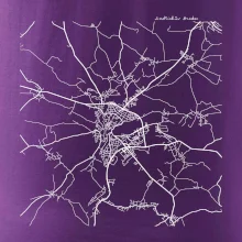 Černobílá mapa  Jindřichův Hradec (37701)