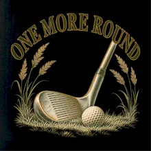 One more round vintage golfová hůl