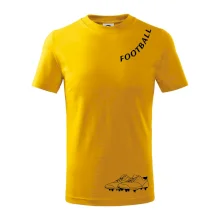 FOOTBALL nápis šikmo