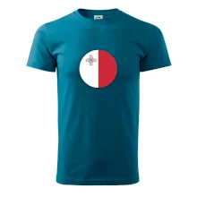 Vlajka Malta kulatá velká
