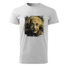 Albert se sluchátky