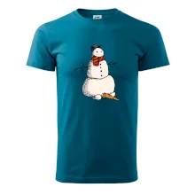 Sněhulák se spadlým nosem