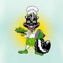 Skunk kuchař (Pecka design)