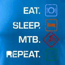 Eat sleep MTB repeat