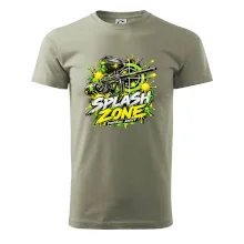 Neonový zásah splash zone paintball