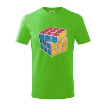 Rubikova kostka kreslená