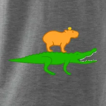 Kapybara na krokodýlovi (Moňas)
