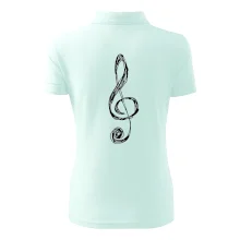 Houslový klíč kreslený