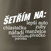 Nápis šetřím na