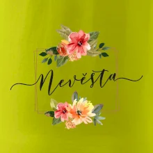 Nevěsta čtverec oranžový