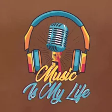 Music is my life sluchátka