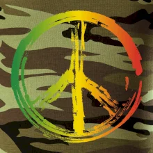Peace symbol paint