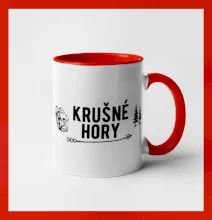 Krušné hory nápis