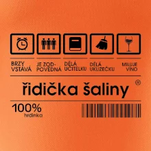Čárový kód - řidička šaliny