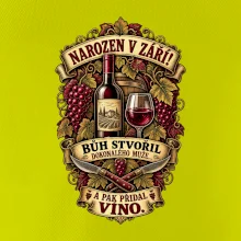 Narozen v září! Víno