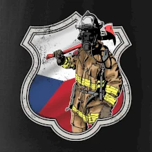Hasič erb - Česká vlajka