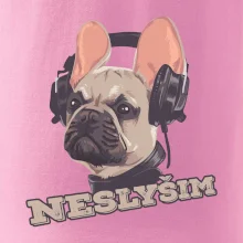 Francouzský buldoček neslyším