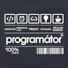 Čárový kód - programátor