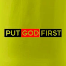 Put God first obdélník Put God first obdélník