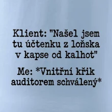 Klient a vnitřní auditorský křik