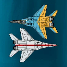 Mig 29 Fulcrum ze spoda a ze zhora