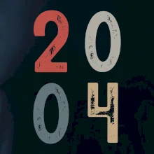 Vintage číslice 2004