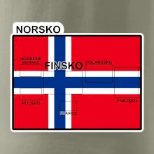 Norsko vlajka další státy