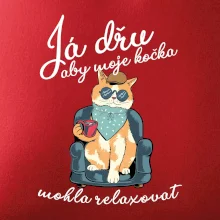 Já dřu, aby moje kočka mohla relaxovat