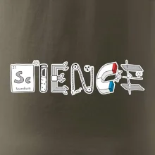 Science věda nápis