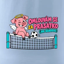 Nohejbalové prasátko na síti