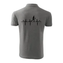 EKG nordic walking muž