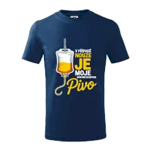V případě nouze je moje krevní skupina pivo