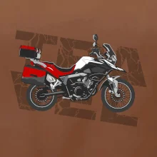 Cestovní enduro červená