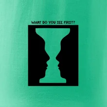 What do you see first? Pohár - Obličeje What do you see first? Pohár - Obličeje